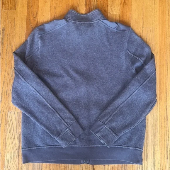 Marc Anthony Gray Zip-Up Sweater - Picture 4 of 7